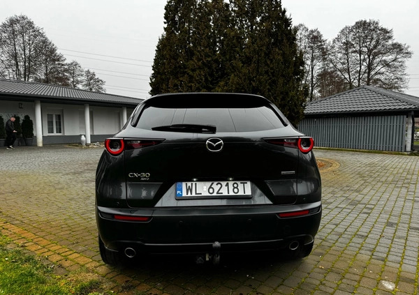 Mazda CX-30 cena 92999 przebieg: 17000, rok produkcji 2021 z Legionowo małe 172